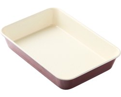 Point-Virgule ovenschaal - Anti-aanbak carbonstaal - 2-kleurig - 40x28x8cm