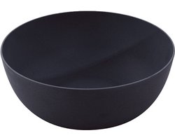 POINT-VIRGULE - PLA - Saladeschaal 25,5cm Donkergrijs