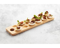 Point virgule Serveerplank tapas/gevulde eieren uit bamboe