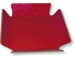 Point-Virgule Servethouder - Rood - 15 x 15 x 4cm