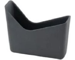 Point-Virgule servettenhouder uit bamboevezel donkergrijs by MF 15x5x12.2cm