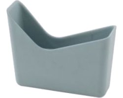 Point-Virgule servettenhouder uit bamboevezel mist blauw by MF 15x5x12.2cm