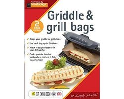 Point-Virgule set van 2 herbruikbare grill en toast bags uit glasvezel 32x16.6cm