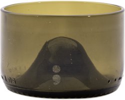 Point-Virgule set van 4 serveerkommen uit upcycled glas olijfgroen 100ml