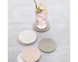 Point Virgule set van 6 onderzetters uit siliconen