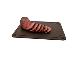 Point-Virgule - Snijplank - Met sapgeul - Houtvezel - Zwart - 37x27.5x0.6cm