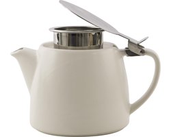 Point-Virgule theepot met thee infuser mat gebroken wit 500ml