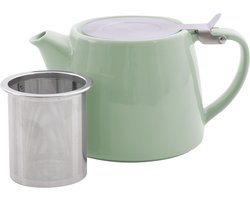 Point-Virgule theepot met thee infuser mat saliegroen 500ml