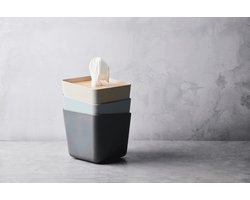 Point-Virgule Tissuebox - Mist Blauw - Met deksel