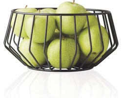 Point-Virgule - Wire - Fruitschaal - Fruitmand - Metaal - Zwart - 27 x 14 cm
