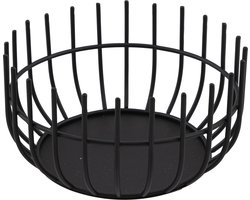 Point-Virgule Wire - Fruitschaal - Fruitmand - Metaal - Zwart - Ø 20cm
