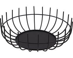 Point-Virgule Wire - Fruitschaal - Fruitmand - Metaal - Zwart - Ø 30cm