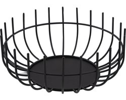 Point-Virgule Wire mand zwart by Tore Bleuzé Ø 25cm H 10cm