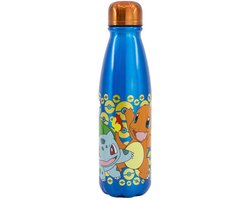 Pokémon aluminium drinkbeker - drinkfles 600 ml - 23.5 cm hoog