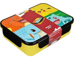 Pokémon Brooddoos - 3 vakken - Voor school en onderweg - Geel