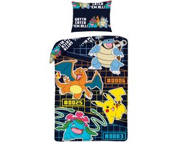 pokemon charizard Dekbedovertrek 140 x 200 cm (70 x 90 cm) polyester