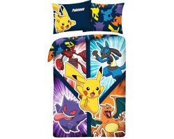 Pokémon Gangar Dekbedovertrek 140 x 200 cm (70 x 90 cm)