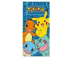 Pokémon handdoek - strandlaken - microfiber - sneldrogend - Pikachu - 140x70cm