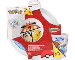 Pokémon ontbijtset - kunststof - BPA-VRIJ