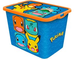 Pokémon Opbergbox Junior 23 Liter Blauw/oranje
