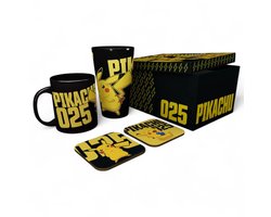 POKEMON - Pck Glass XXL+Mug+2 Coasters"Glow in the dark