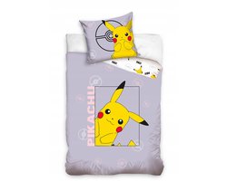 Pokémon Pikachu Dekbedovertrek Set 160x200 cm Katoen