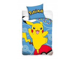Pokemon Pikachu Kinderbeddengo 160x200 cm Katoen 2-delig