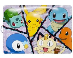 Pokemon placemat 43x28cm multicolor 2 stuks