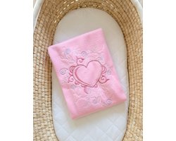 Polar fleece deken voor baby's - Chique lichtroze
