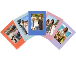 Polaroid fotolijsten voor de koelkast, magnetische mini-fotolijsten voor foto's 8,6 x 5,4 cm, kleurrijke collage voor thuis of op kantoor, decoratie en herinneringen