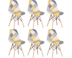 Polaza® Stoelen - Stoelen 6 Stuks - Eetkamerstoelen Set Van 6 - Stoelen Eetkamerstoelen - Stoelen Set