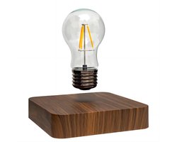 PolderGoods - Zwevende Lamp - Magnetische Lamp - Bureaulamp - Scandinavisch Design - bruin