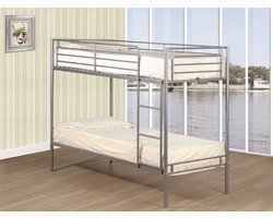 Poldimar Stapelbed Saffron Zilver 90 x 200 cm