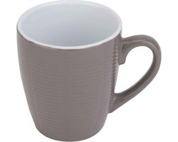 Polina taupe beker 19cl d7,3xh8,5cm 12 stuks