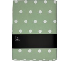 Polka tafelkleed pistachio	145x250