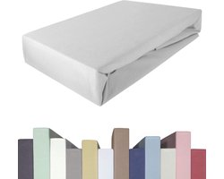 PolkaHome ® Beddengoed van Hoogwaardige Jersey met Stretch voor Boxspring en Matrassen tot 40 cm Hoog