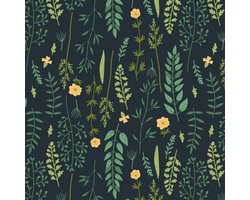 PolkaHome ® Decoratieve Zelfklevende Muurfolie met Bloemen- en Bladerenontwerp voor Diverse Ruimtes