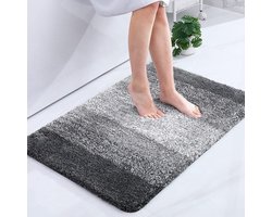 PolkaHome ® Hoogwaardige Grijze Badkamermat met Antislip en Superieure Absorptiecapaciteit voor Optimaal Comfort