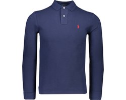 Polo Ralph Lauren  Polo Blauw Getailleerd - Maat XL - Mannen - Never out of stock Collectie - Katoen