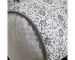 Polochon Kussen - VANDAAG - CHARME - Capucine Krijtprint - 45 x 15 cm