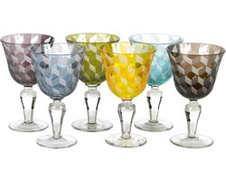 Pols Potten Blocks - Wijnglazen - Set 6 stuks