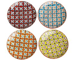 Pols Potten Hippy Dinerbord - Ø 20 cm - 4 Stuks