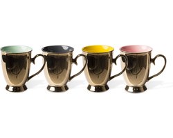 Pols Potten Mokken Legacy Goud set van  4