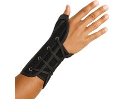 Polsduim brace van Medical Brace - Stevige polssteun - Vingers makkelijk te bewegen - Rechts - Maat L:  pols omvang 18-20cm