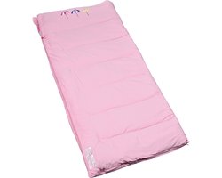 Polydaun Beach house - kinderslaapzak - junior slaapzak - Umbrella - GRS Isocraft® vulling - roze - 70x160 cm