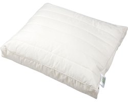 Polydaun First Kapok hoofdkussen – boxmodel – vulling 100% kapok - 900 gram – navulbaar - 52x62x8cm