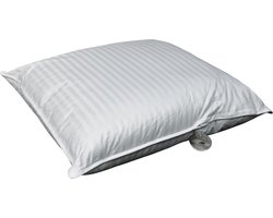 Polydaun Liv hoofdkussen - anti-huisstofmijt - GRS gerecyclede Comfort-O-Bol vulling - 800 gram - 60x60 cm