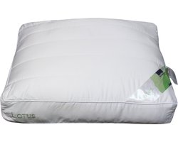 Polydaun Lotus hoofdkussen – Lyocell - Suprelle® Protect vulling - anti-huisstofmijt – navulbaar – 800 gram – medium – 62x50x10/5 cm