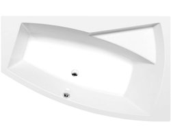 Polysan Baden - Asymmetrisch bad EVIA 160 R 160x100x47 cm, wit 12611