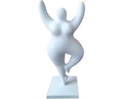 Polystone dikke dames beeldje | 20 cm | Zelf schilderen | DIY | Creatieve middag | Nana's | Dolly's